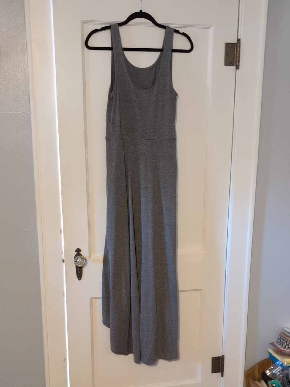 Xhilaration Gray Sleeveless High-Low Maxi Dress - Picture 2 of 3